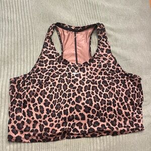 Nike Dri-FIT Leopard Print crop top